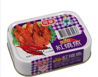 【同荣辣味红烧鱼 台湾原装进口 营养丰富 100g*24】价格_厂家_图片
