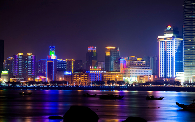 厦门夜景图片高清桌面壁纸高清大图预览1920×1200_风景壁纸下载